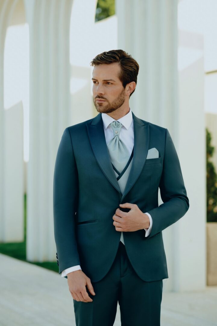 Traje de ceremonia 1250D330 Vegas Green de Arax Gazzo