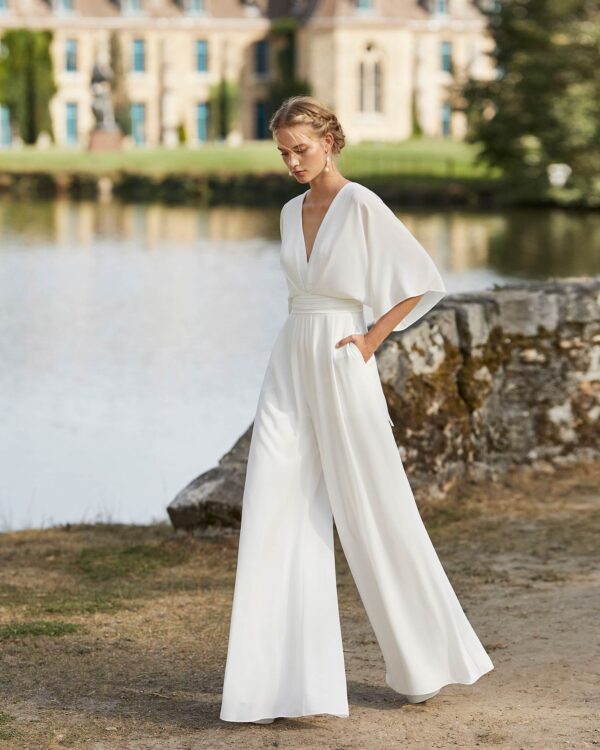 PRÓXIMA LLEGADA - Vestido pantalón de novia 5B101 Waddox de Alma Novia