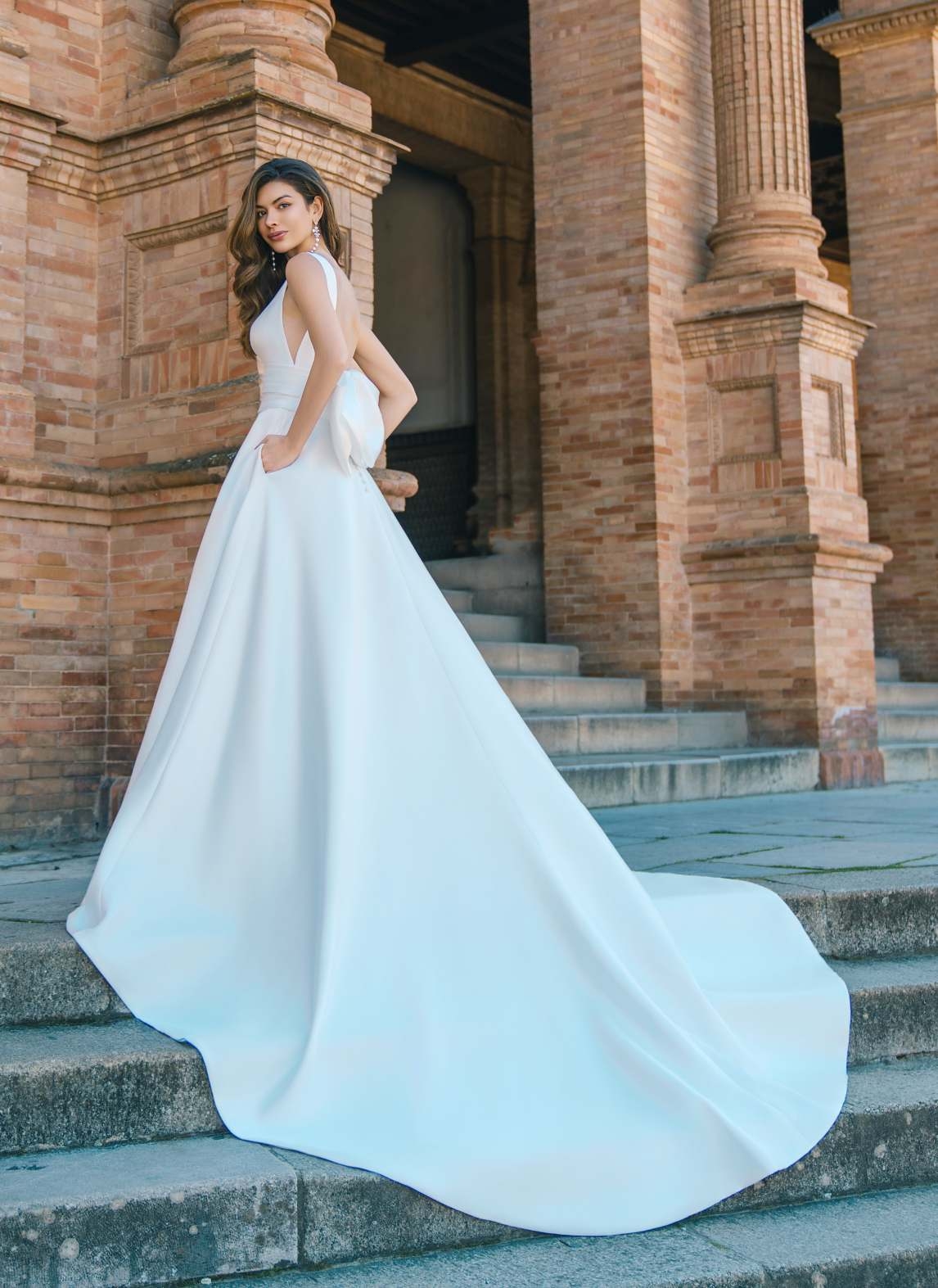 Vestido de novia 741 de Alma Couture - Imagen 2