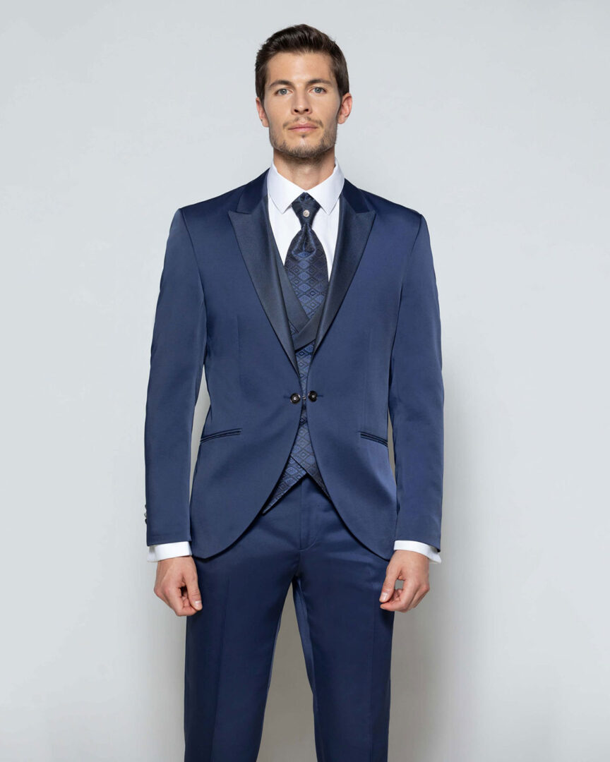 Traje de ceremonia 965D120 Rudy blue de Arax Gazzo