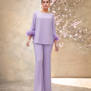 Conjunto pantalón y blusón curvy en magenta 170 Agua de Manila