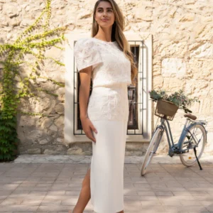 Conjunto dos piezas chaqueta y vestido Daney de Silvia Navarro