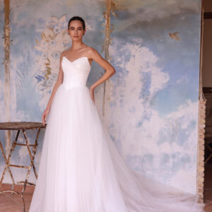 Vestido de novia estilo princesa tul y satén L1214 de Demetrios