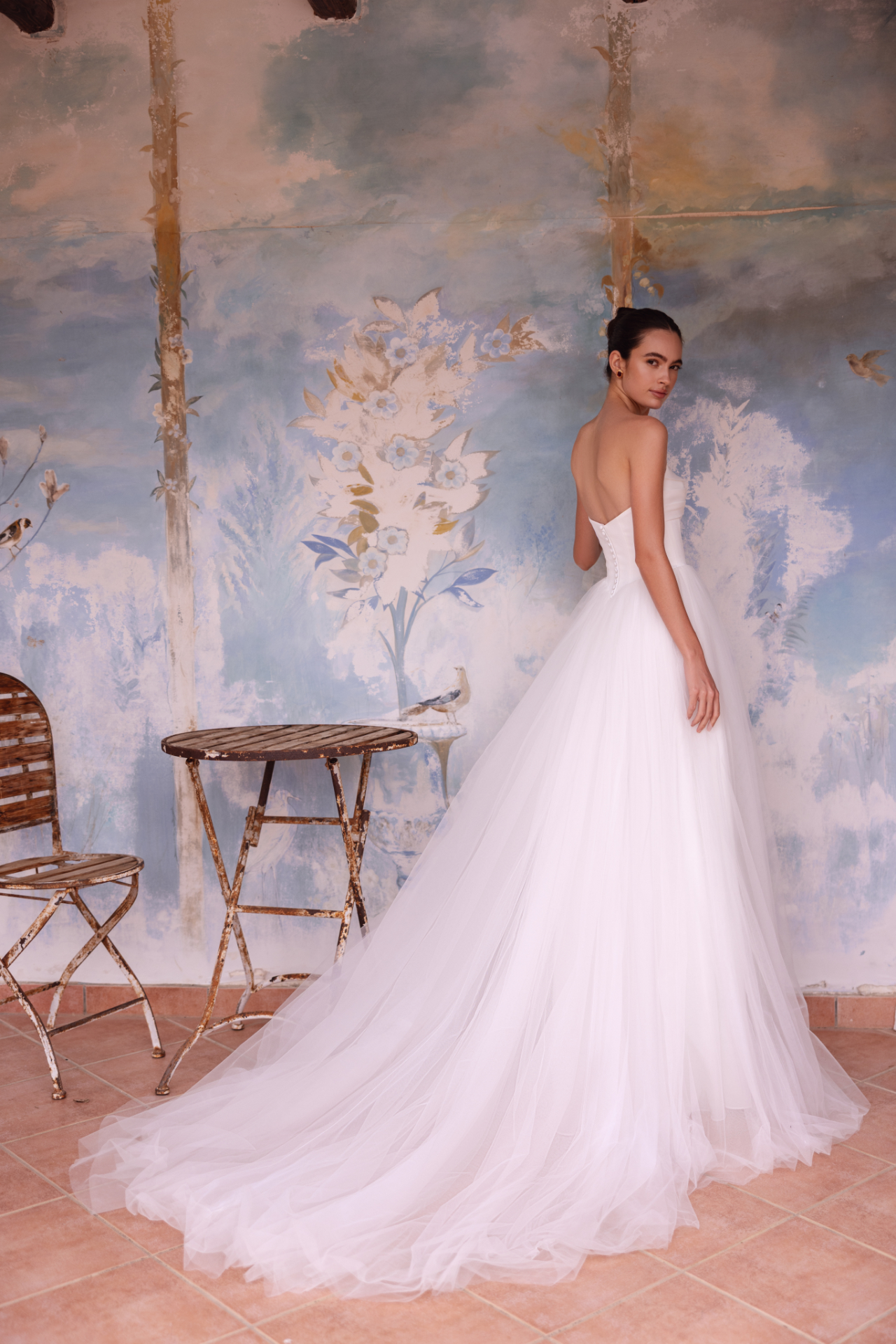 Vestido de novia estilo princesa tul y satén L1214 de Demetrios - Imagen 3