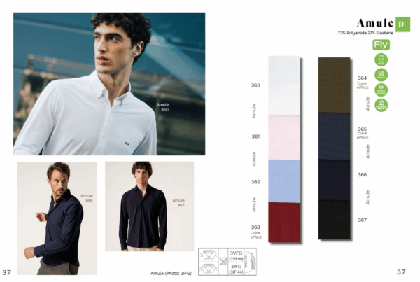 Camisa para hombre Fly Amule sin plancha de Darío Beltrán