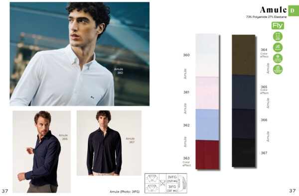 Camisa para hombre Fly Amule sin plancha de Darío Beltrán - Imagen 6